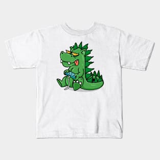 Dino game Kids T-Shirt